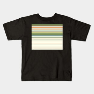 checkered pattern with stripes Kids T-Shirt